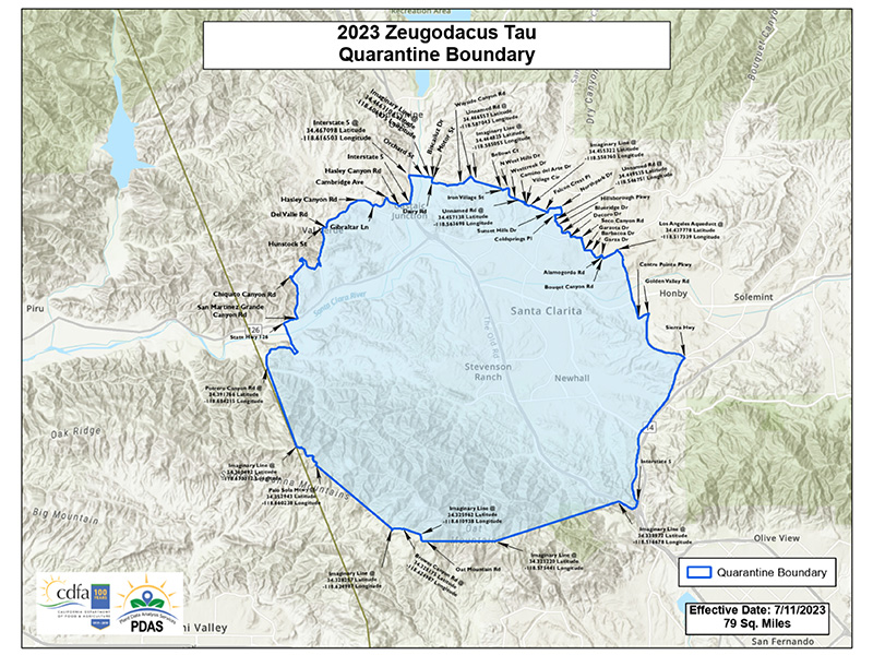 Los Angeles County quarantine in place to halt spread of invasive fly